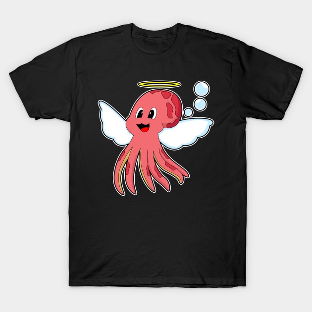 Octopus Angel wings T-Shirt by Markus Schnabel